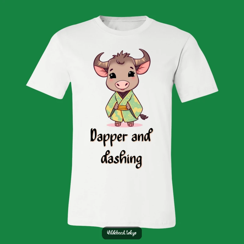 Funny Wildebeest Kimono T-Shirt: Embrace Elegance with This Hilarious and Chic Tee!